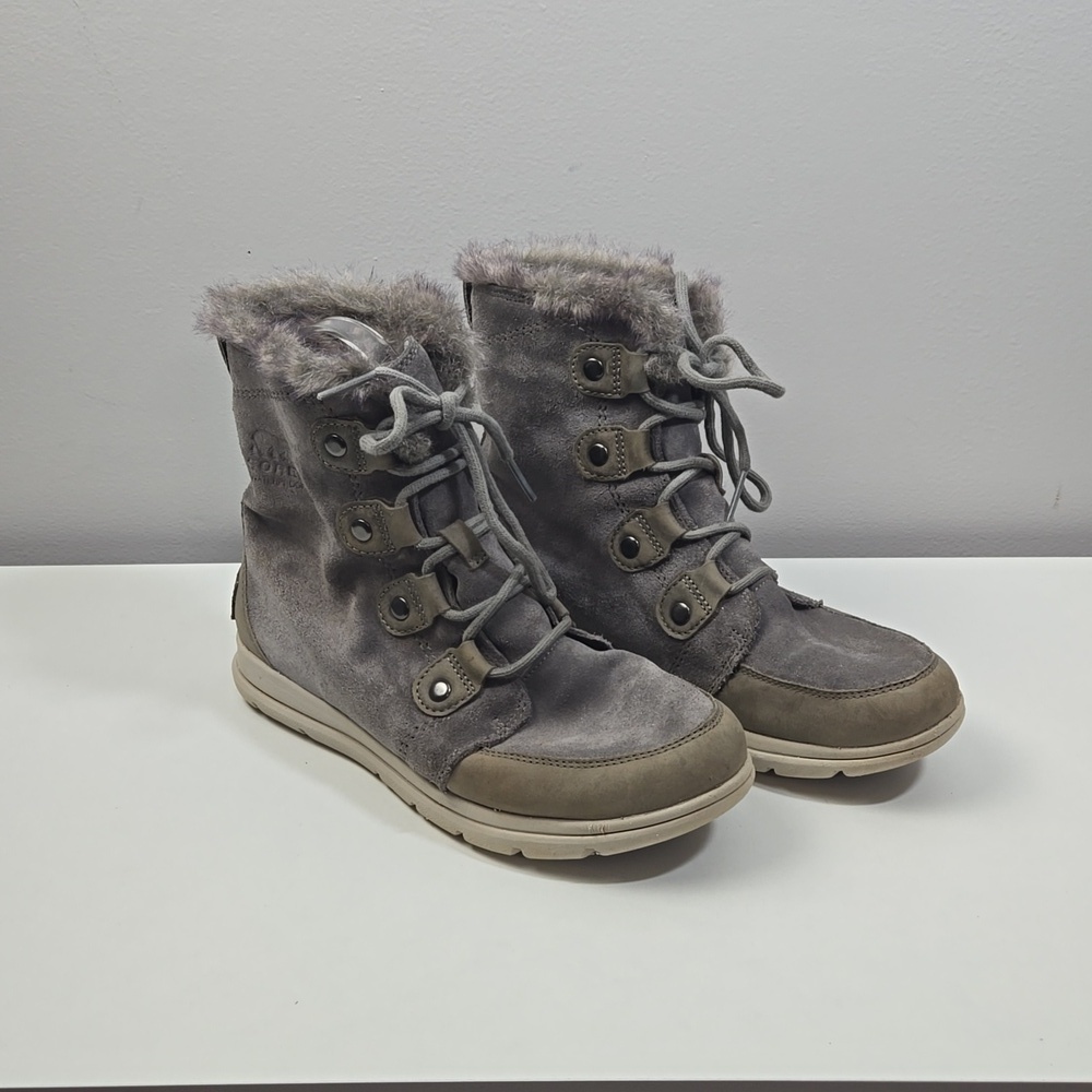Sorel Explorer Joan Women's Gray Boot